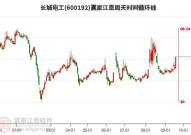 600192股票,小幅下跌，收盘价为6.84元