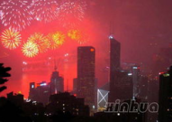香港国庆,璀璨烟花映照下的繁荣与团结庆典