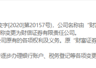 “曲线上市”失败、合规问题频现财富证券正式更名为财信证券_财富官网首页